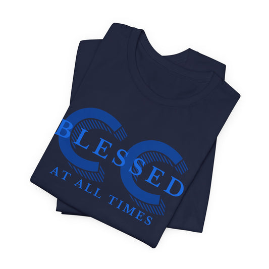 Blessed in Cove  blue Tee (CC)